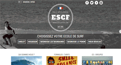Desktop Screenshot of ecoledesurf.com